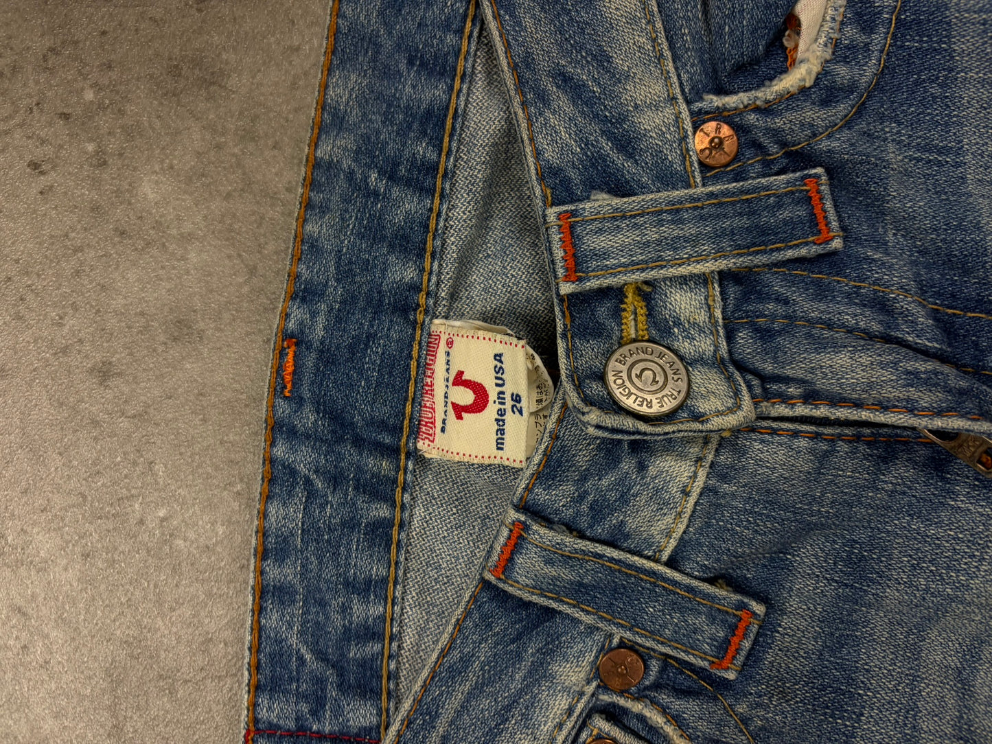 True Religion Jeans Y2K Flared Low Rise