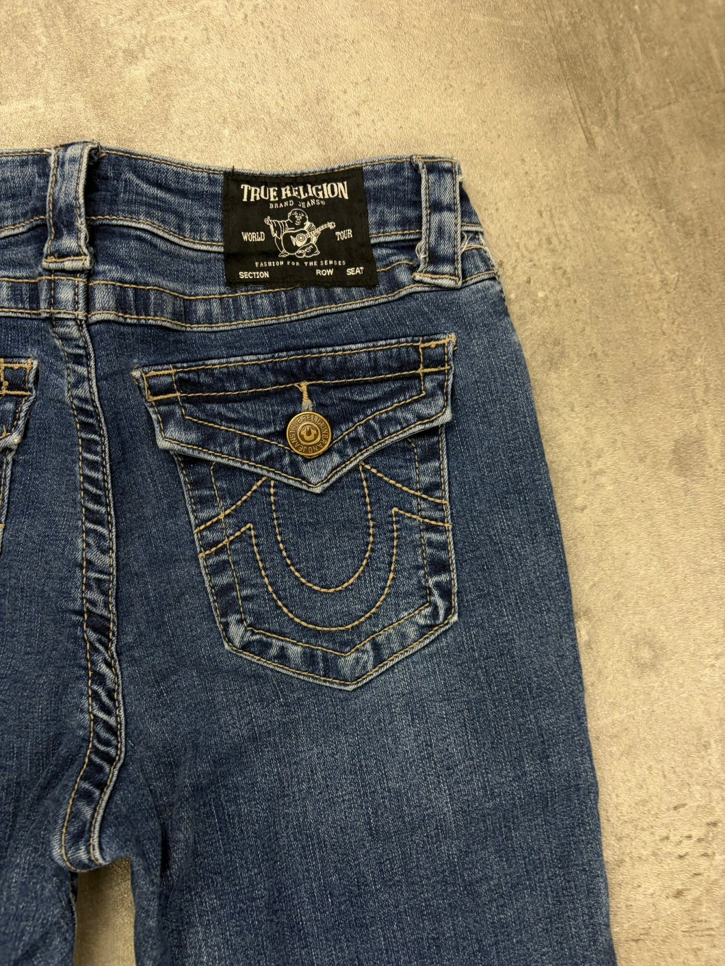 True Religion Jeans Low Rise Bootcut Flared