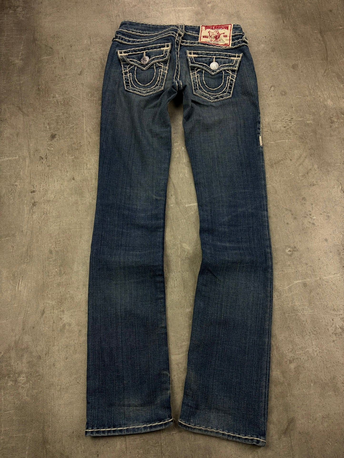 True Religion Jeans Vintage Flared Low Waist