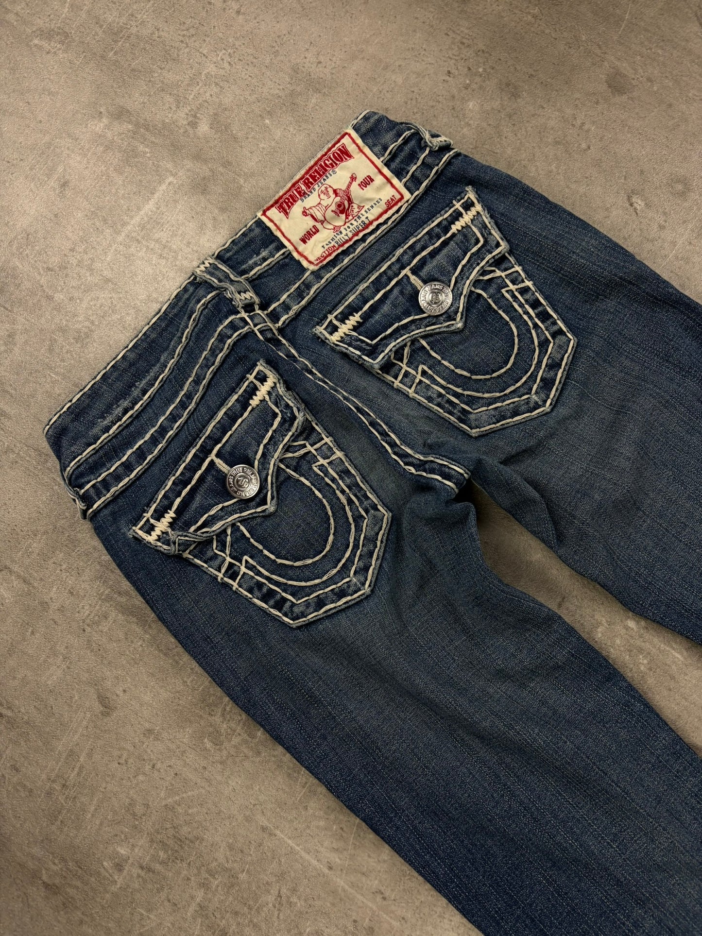 True Religion Jeans Vintage Flared Low Waist