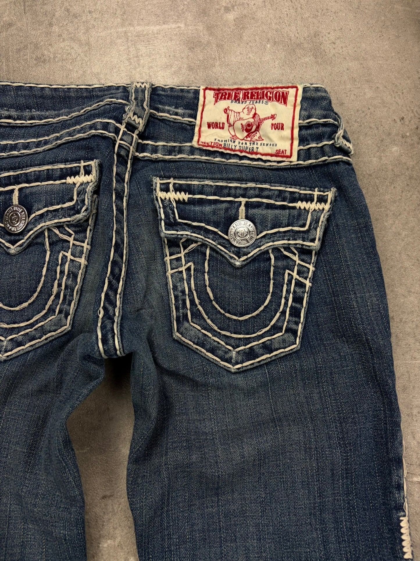 True Religion Jeans Vintage Flared Low Waist