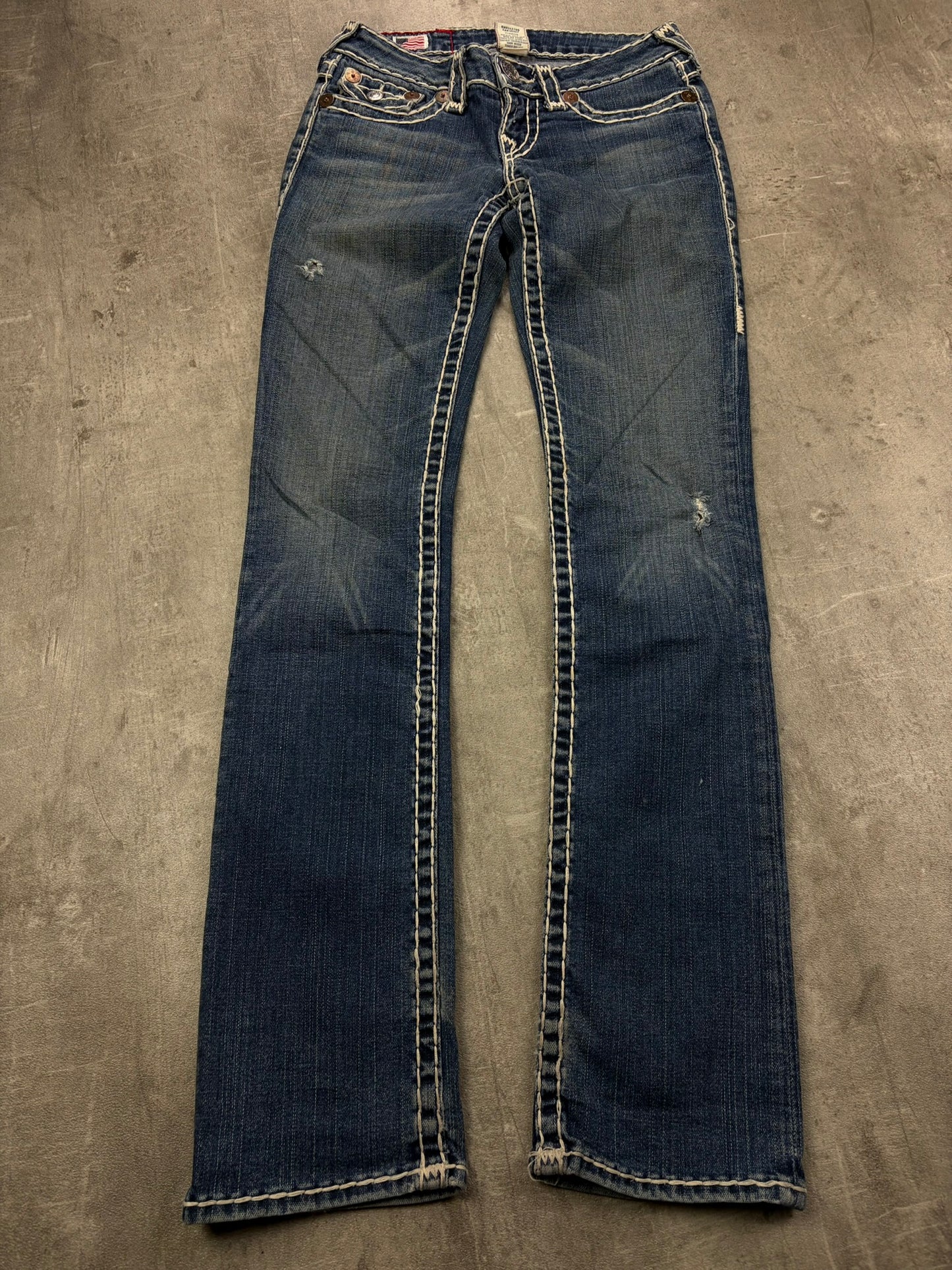 True Religion Jeans Vintage Flared Low Waist