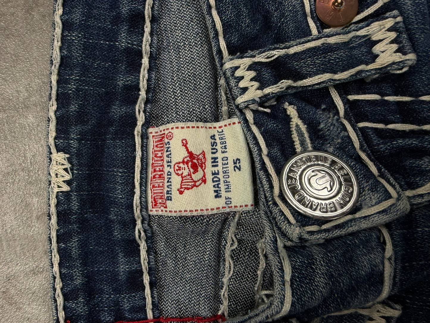 True Religion Jeans Vintage Flared Low Waist
