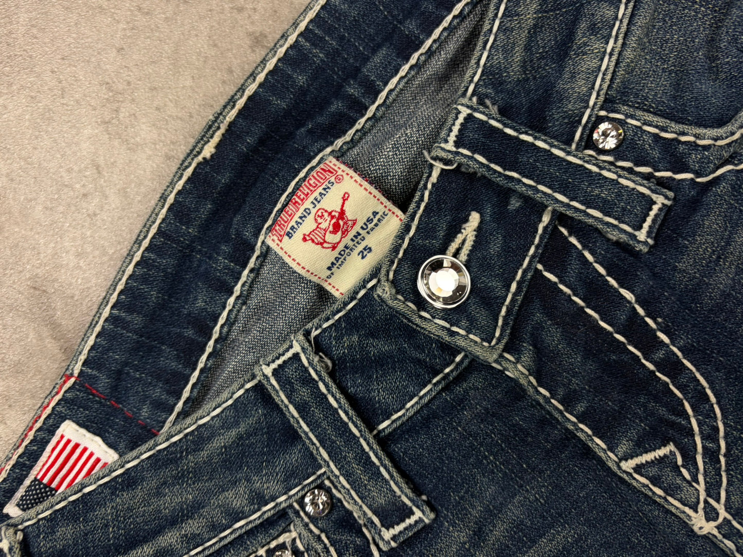 True Religion Jeans 2000s Low Waist Denim