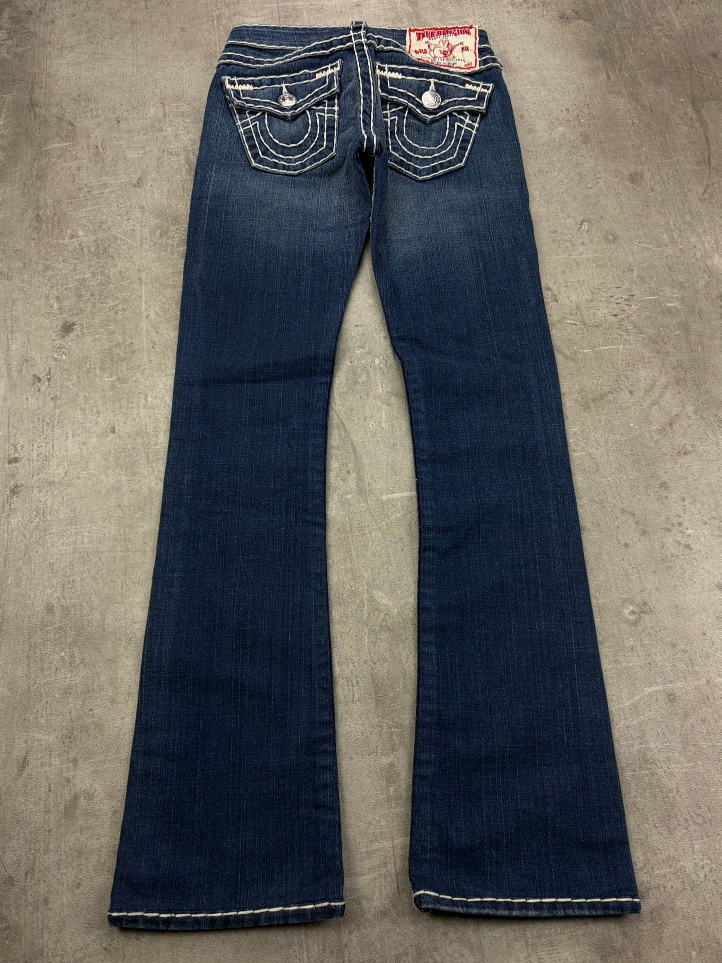 True Religion Jeans Y2K Dicke Nähte Bootcut