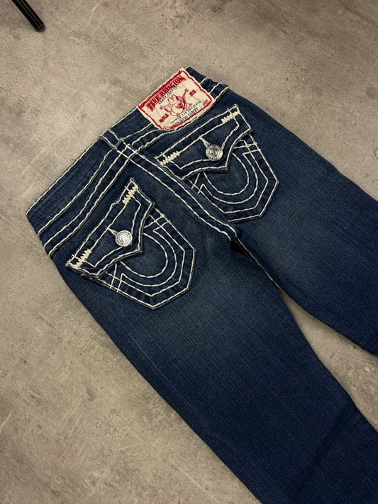 True Religion Jeans Y2K Dicke Nähte Bootcut