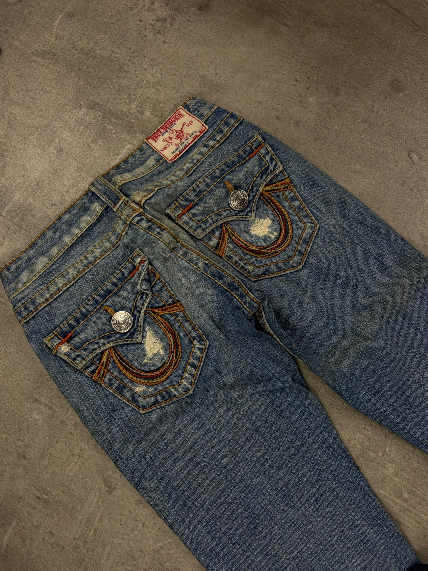 True Religion Jeans Vintage Low Rise Flared