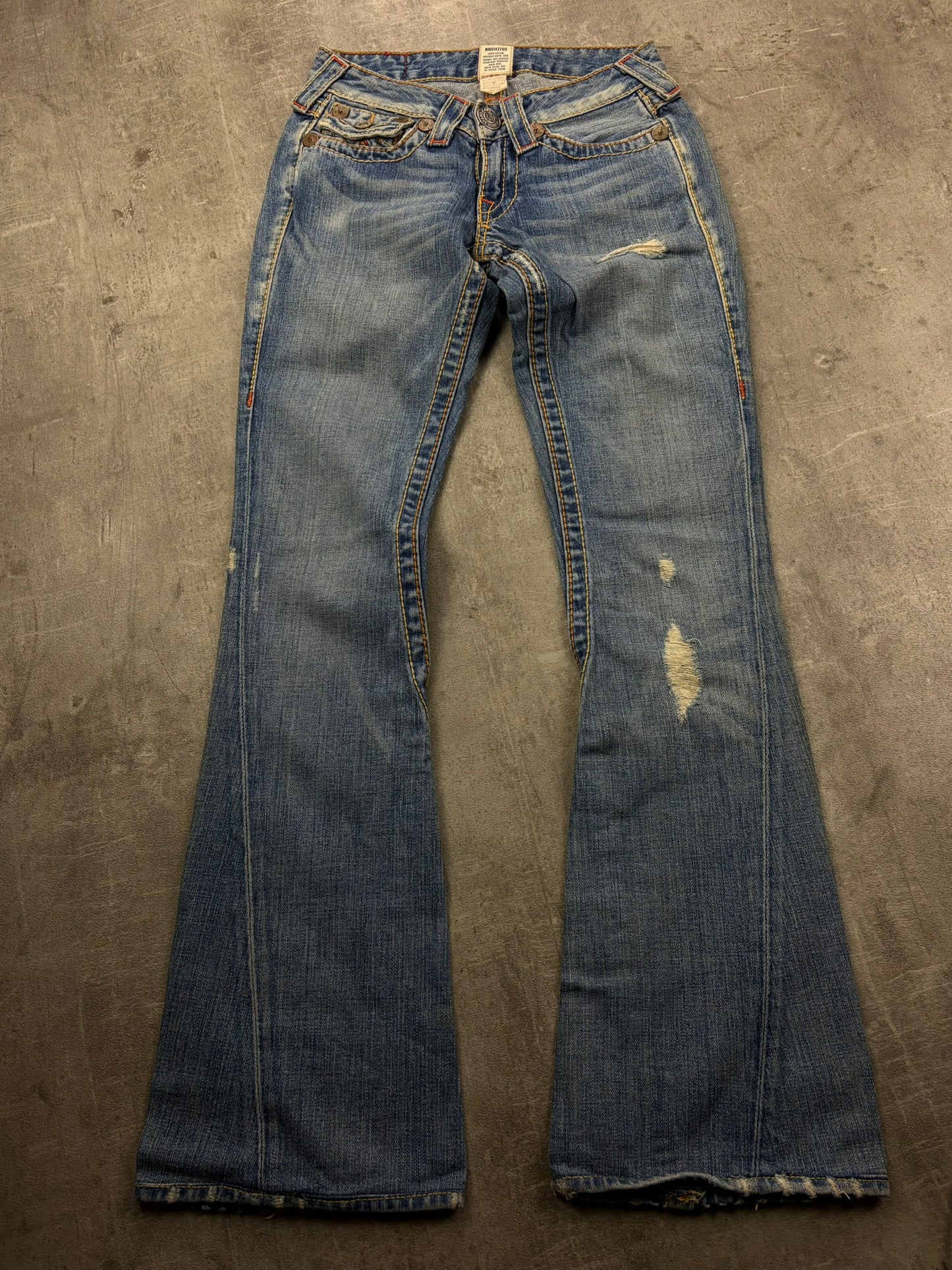 True Religion Jeans Vintage Low Rise Flared