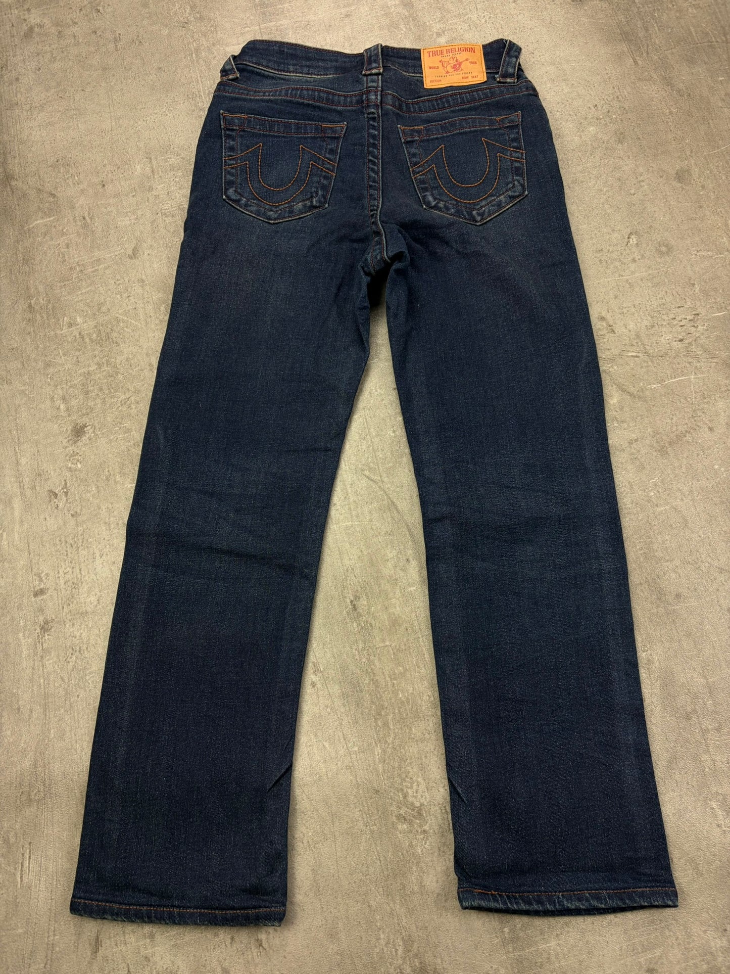 True Religion Jeans Bootcut Low Waist Dicke Nähte