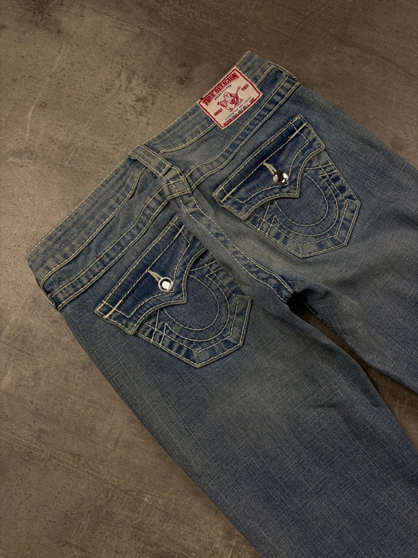 True Religion Jeans Vintage Denim Low Waist