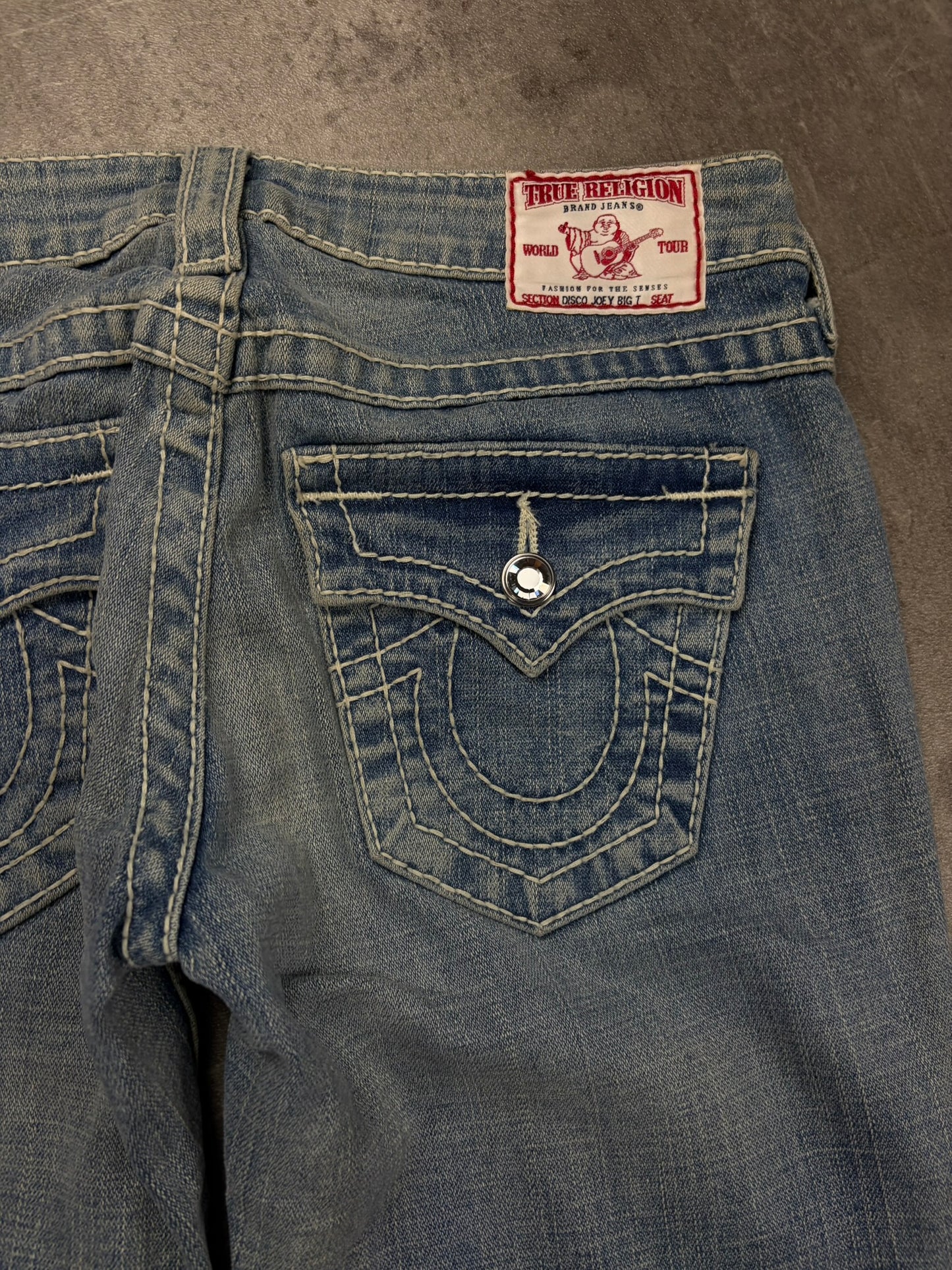 True Religion Jeans Vintage Denim Low Waist