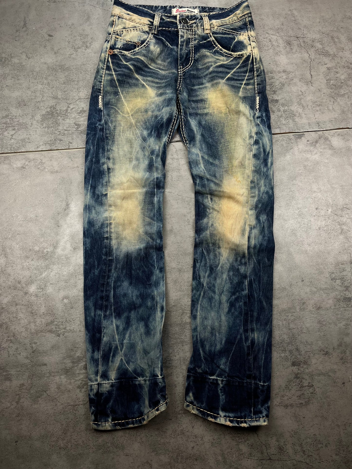 Vintage Evisu Japanese Slevedge Denim Straight Jeans